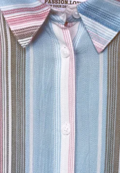 Multicolor Streifenbluse