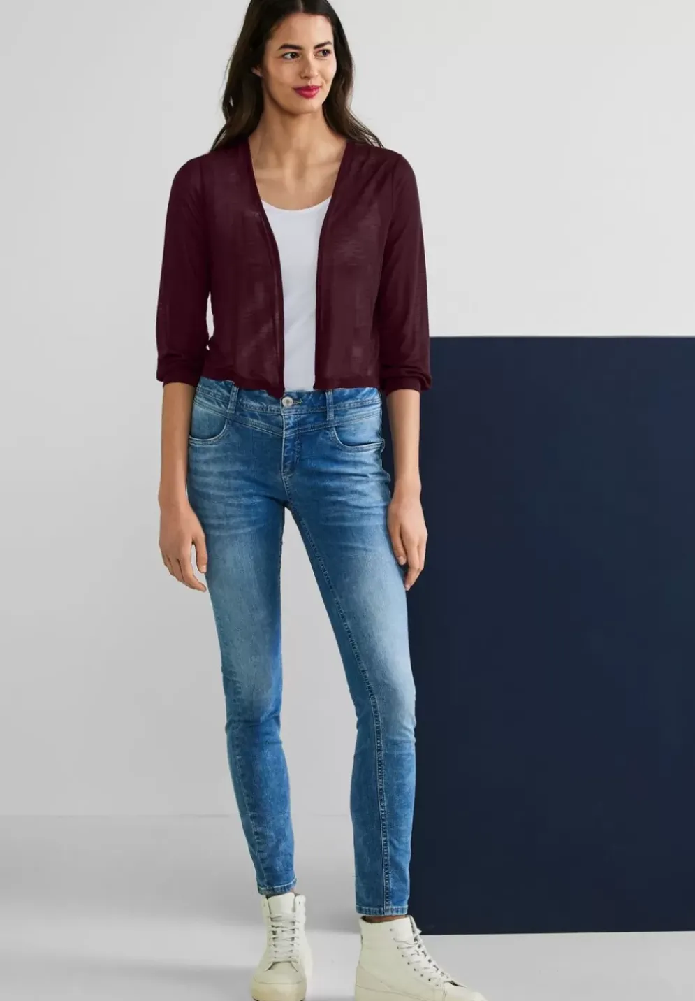 Offene Shirtjacke