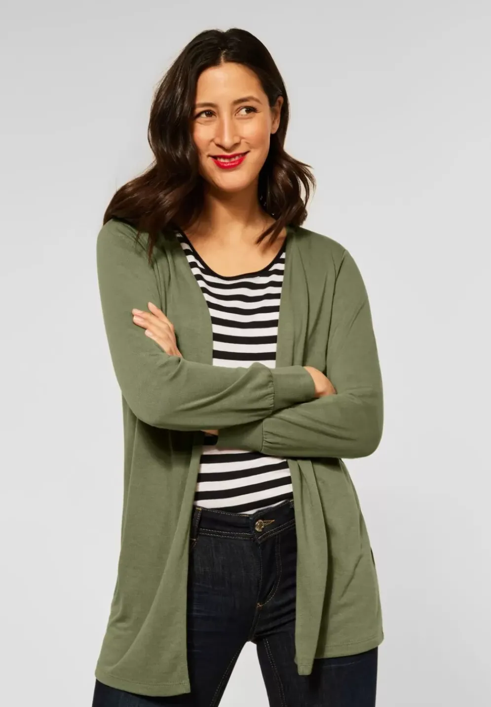 Offene Shirtjacke
