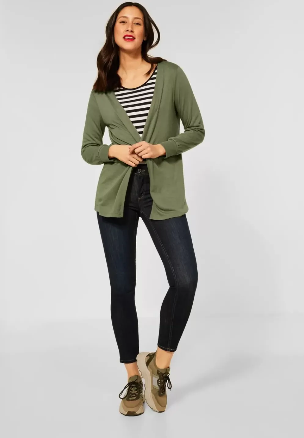 Offene Shirtjacke