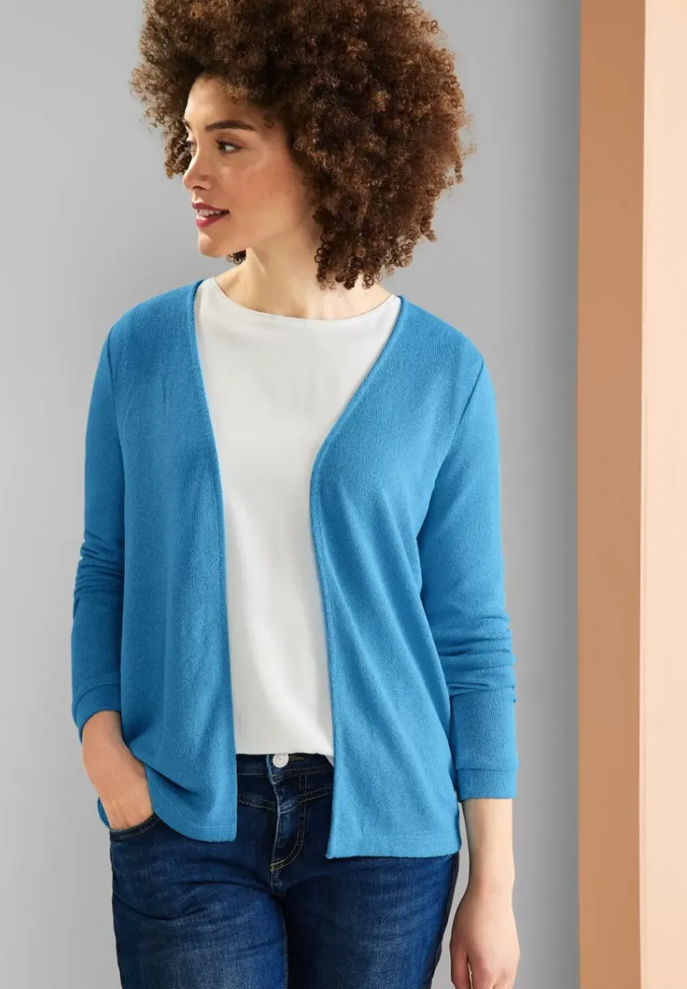 Offene Shirtjacke