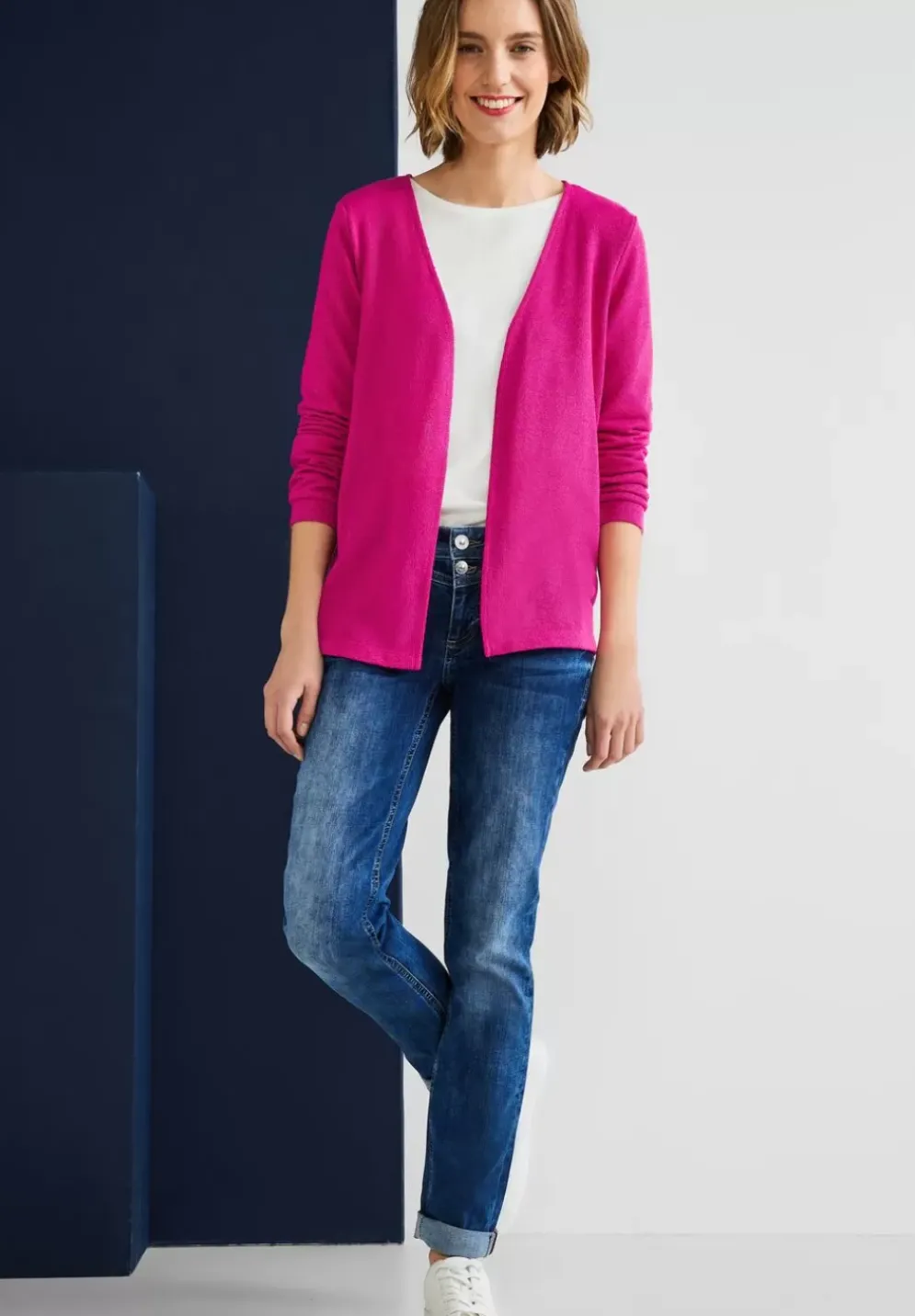 Offene Shirtjacke