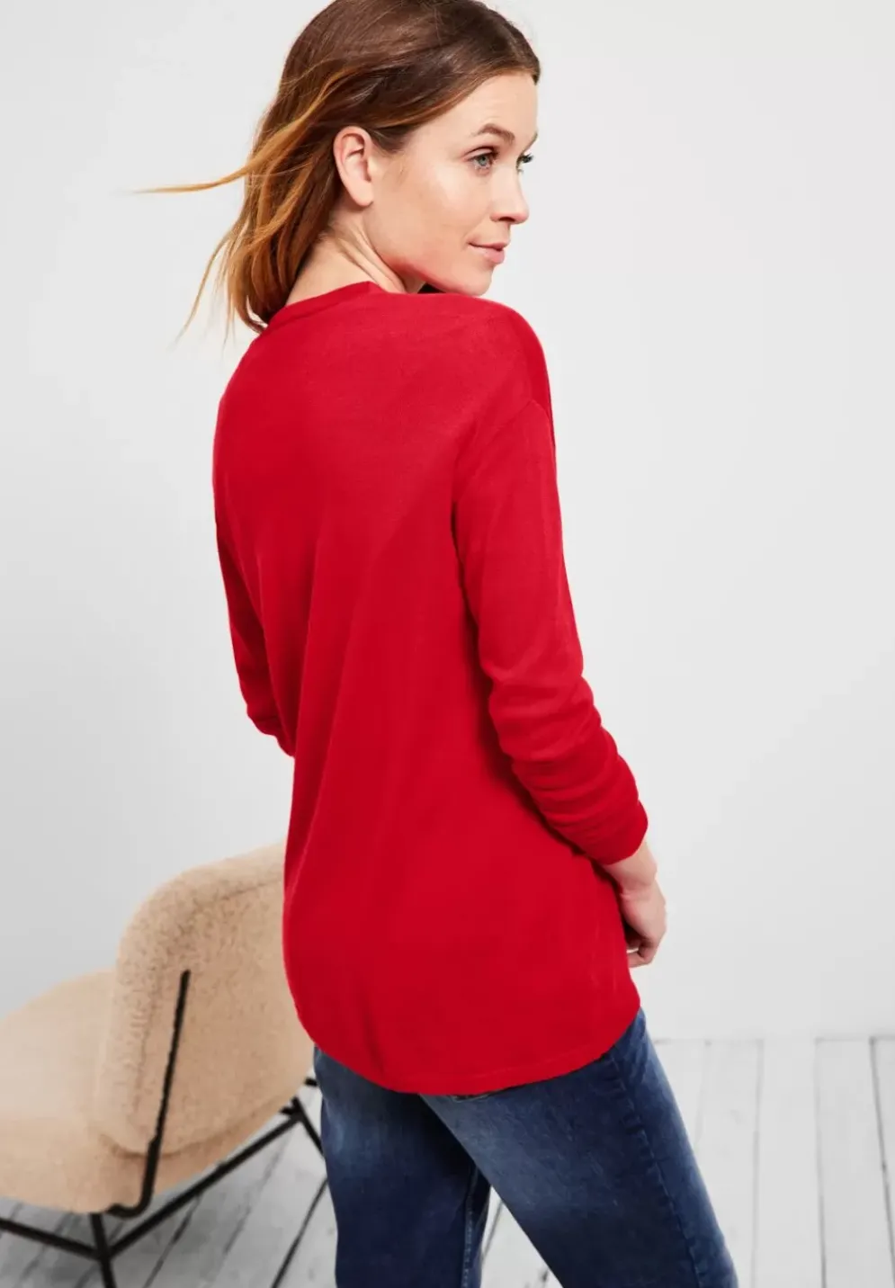 Offener Basic Cardigan