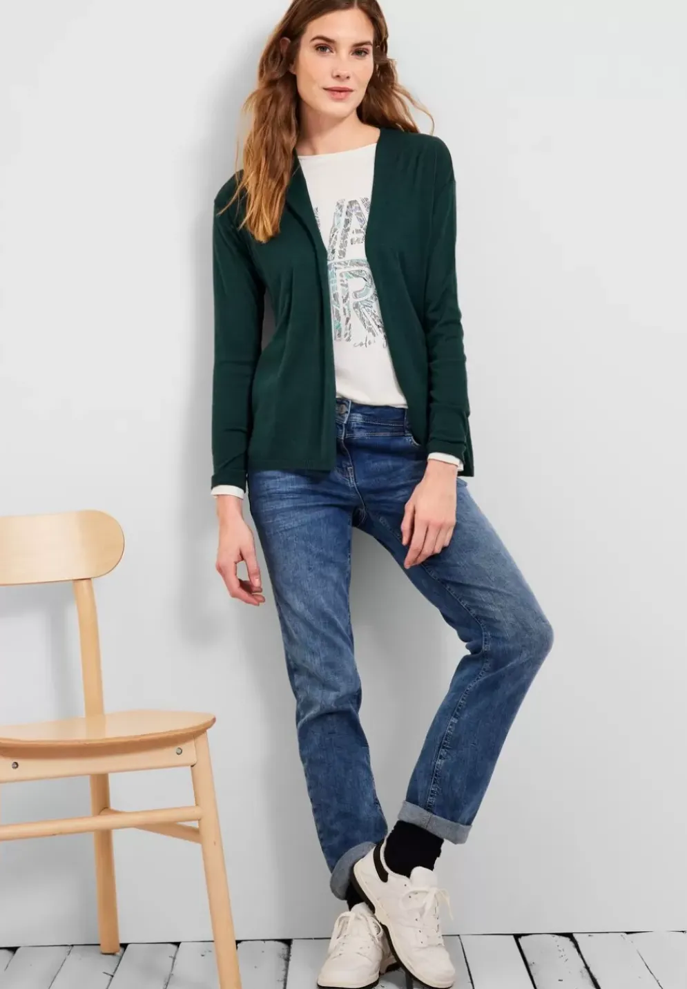 Offener Basic Cardigan