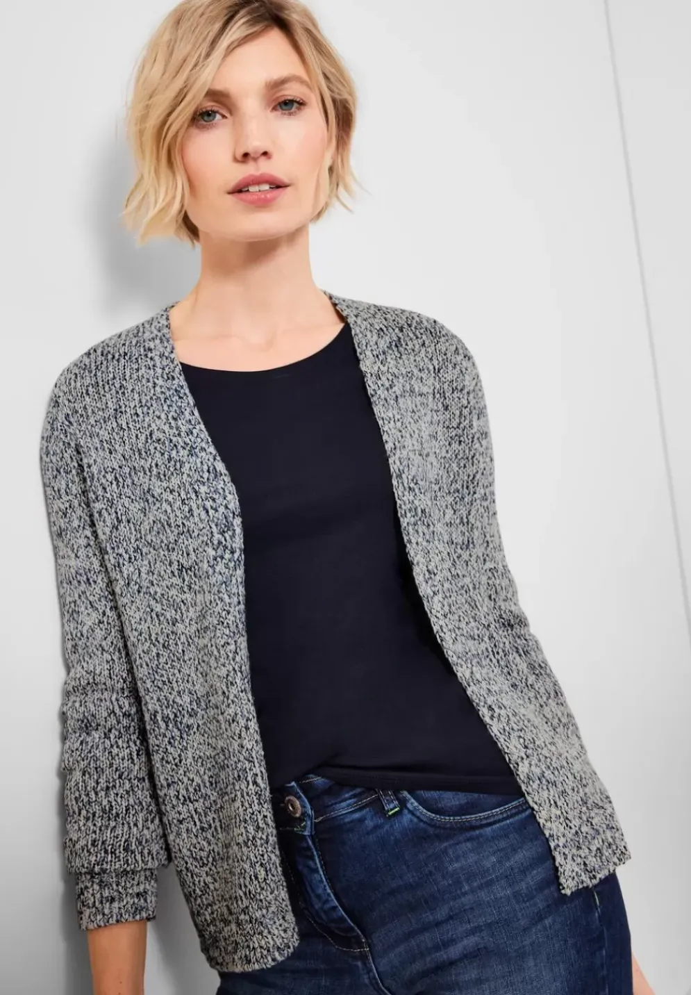 Offener Strickcardigan