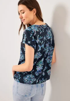Ornament Print Bluse