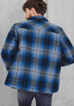 Overshirt Mit Karodessin