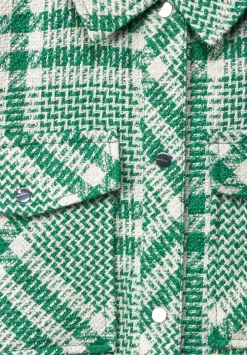 Overshirt Mit Karomuster