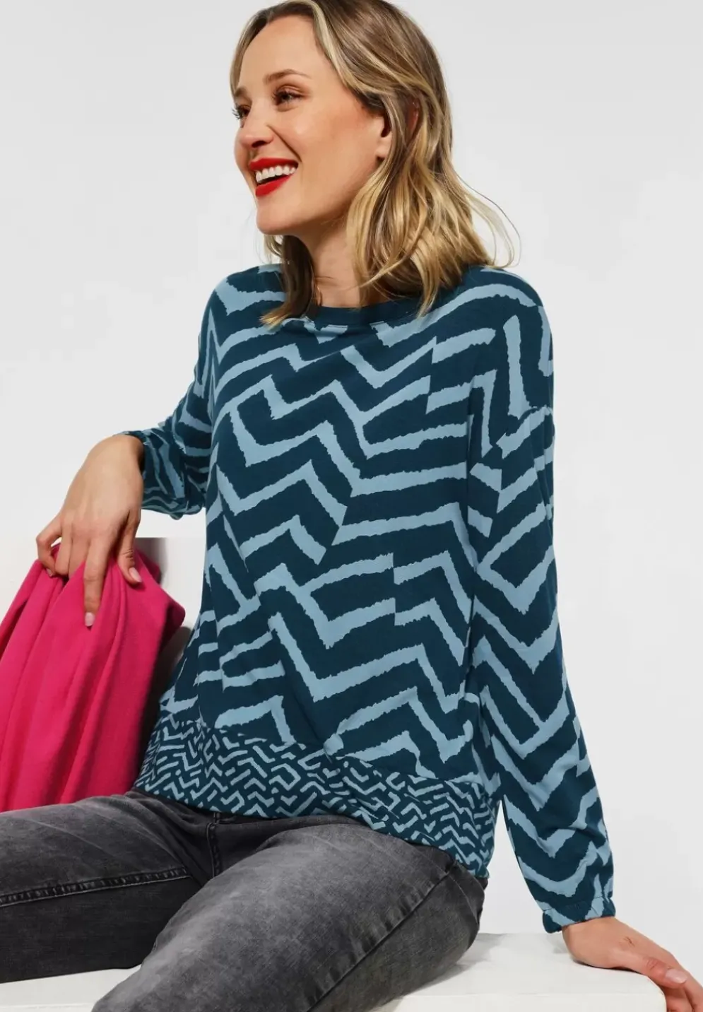 Oversize Shirt Mit Print