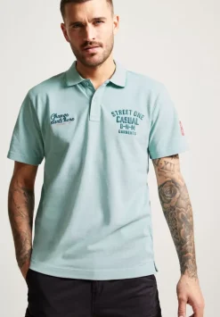 Piquee Printmix Poloshirt