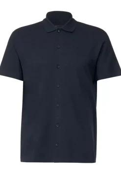 Piquee Shirt Mit Polokragen