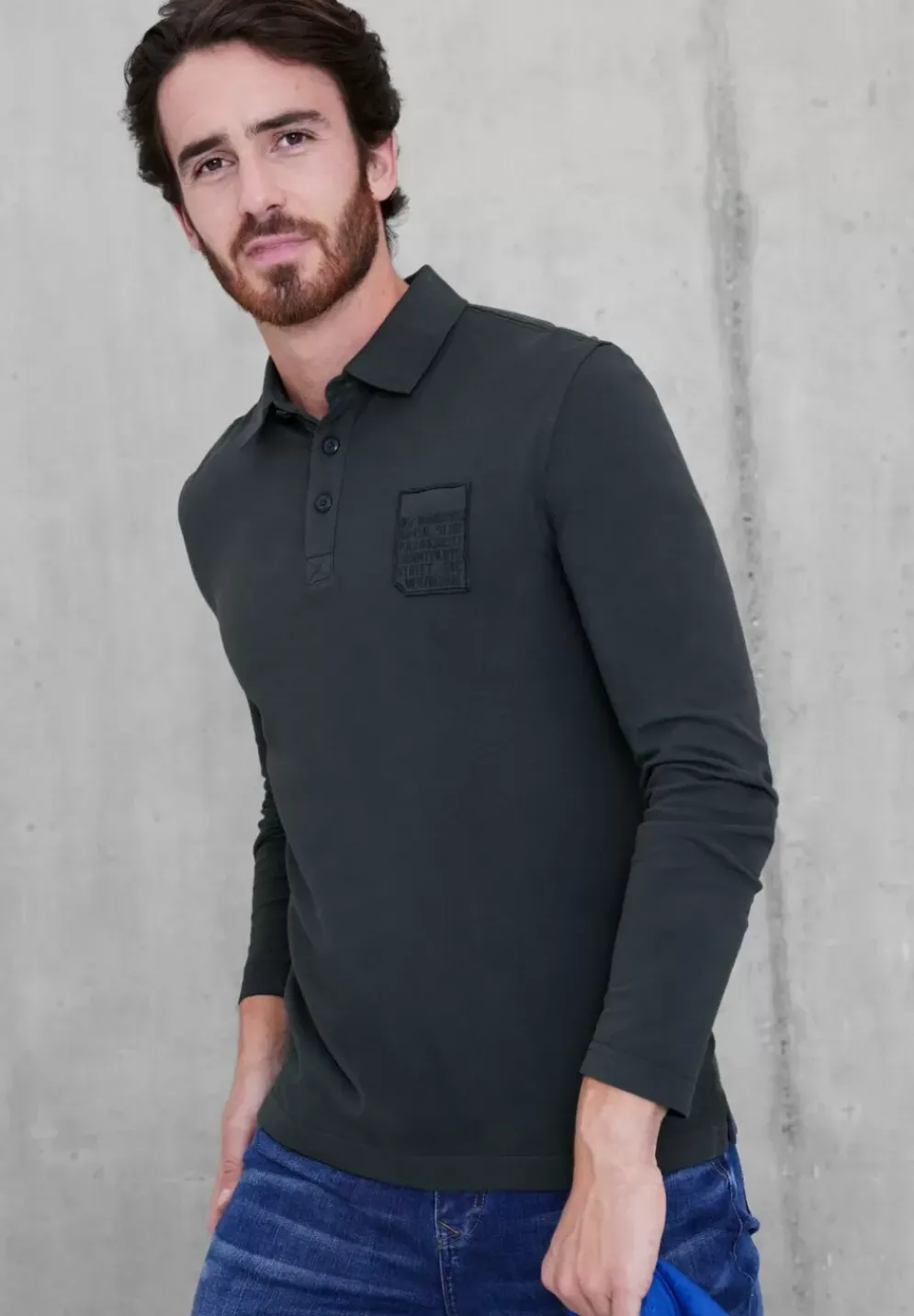 Polo Langarmshirt