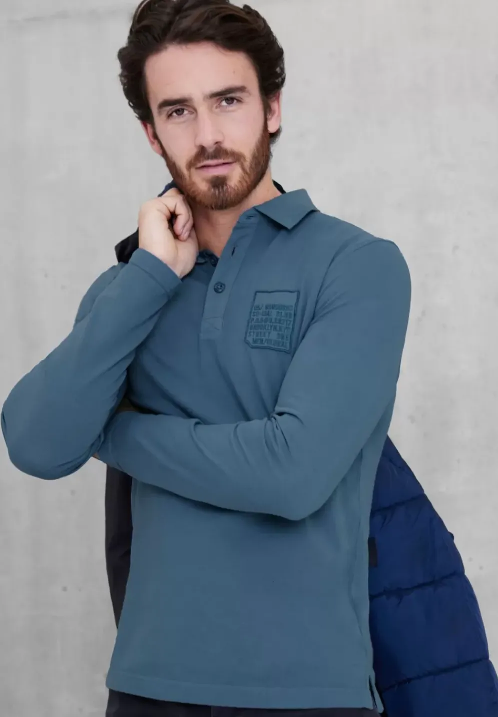 Polo Langarmshirt
