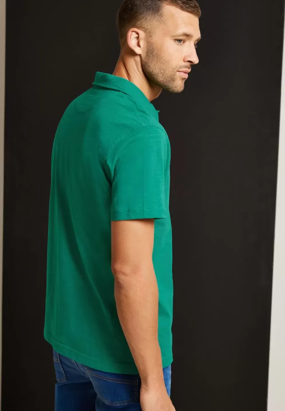 Poloshirt In Jersey Slub