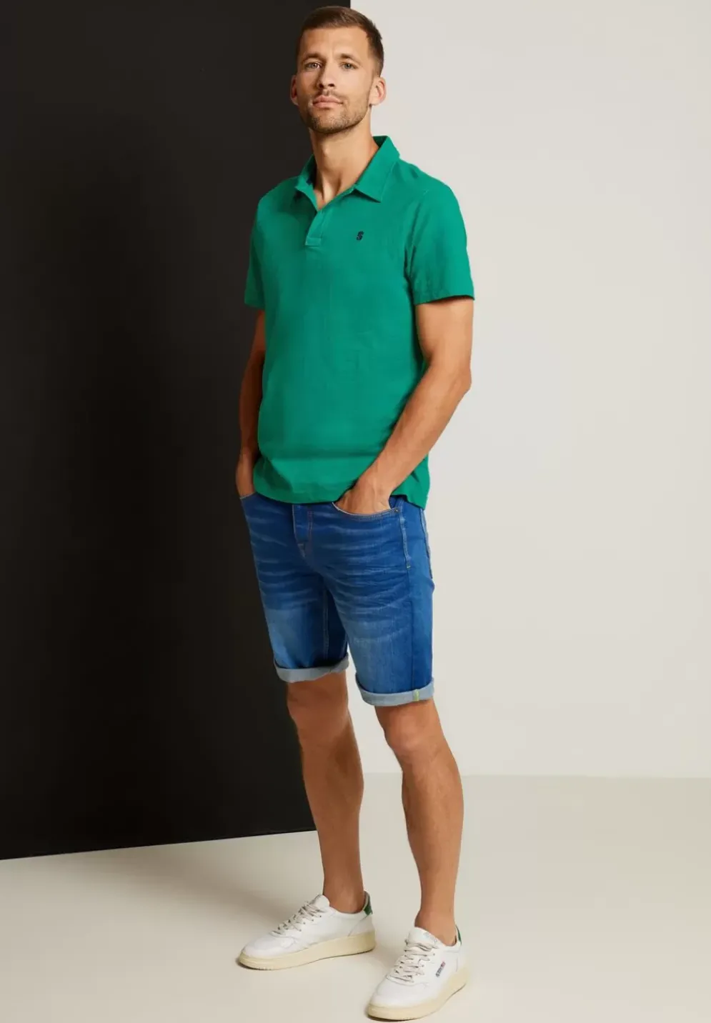 Poloshirt In Jersey Slub