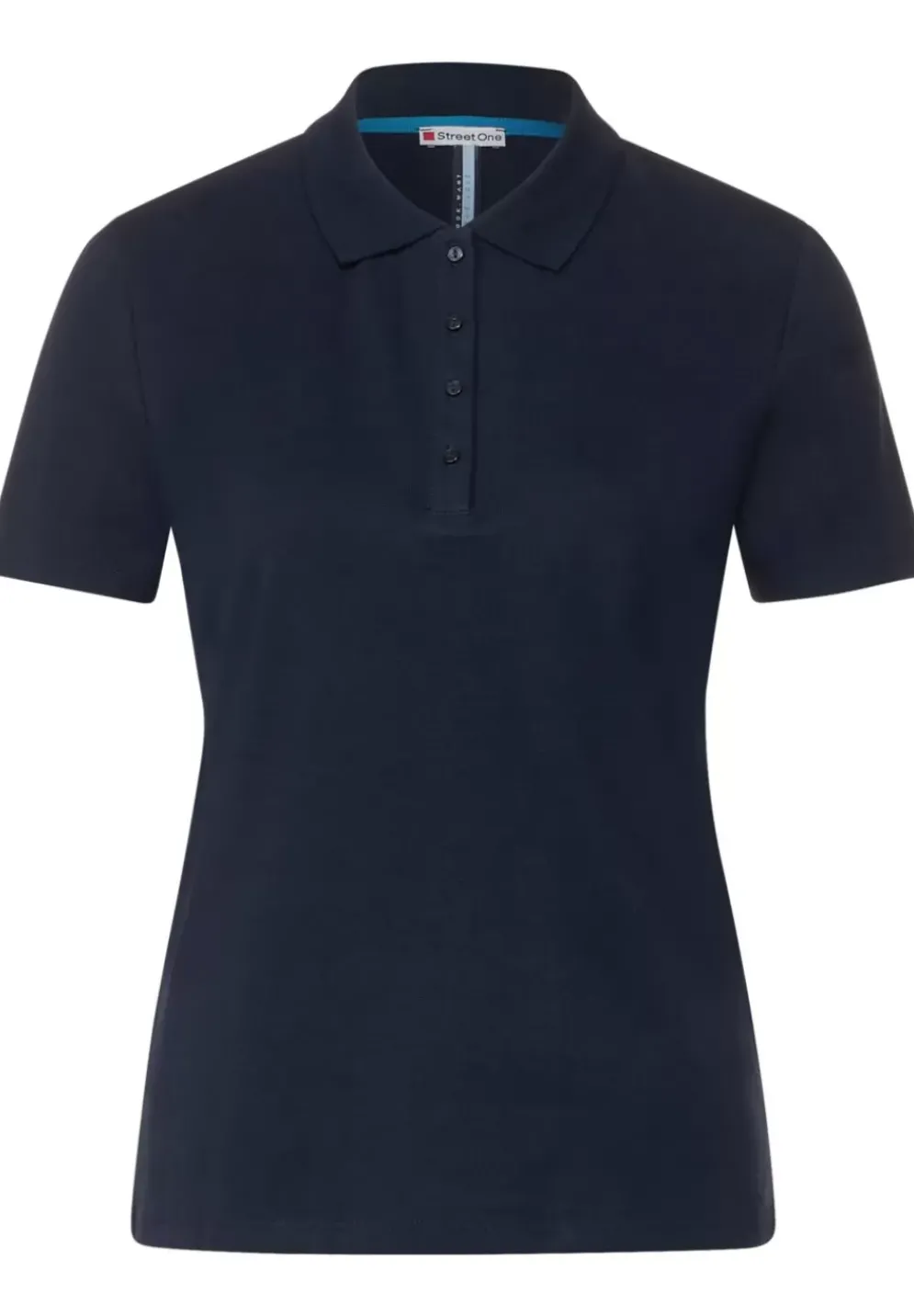 Poloshirt In Unifarbe