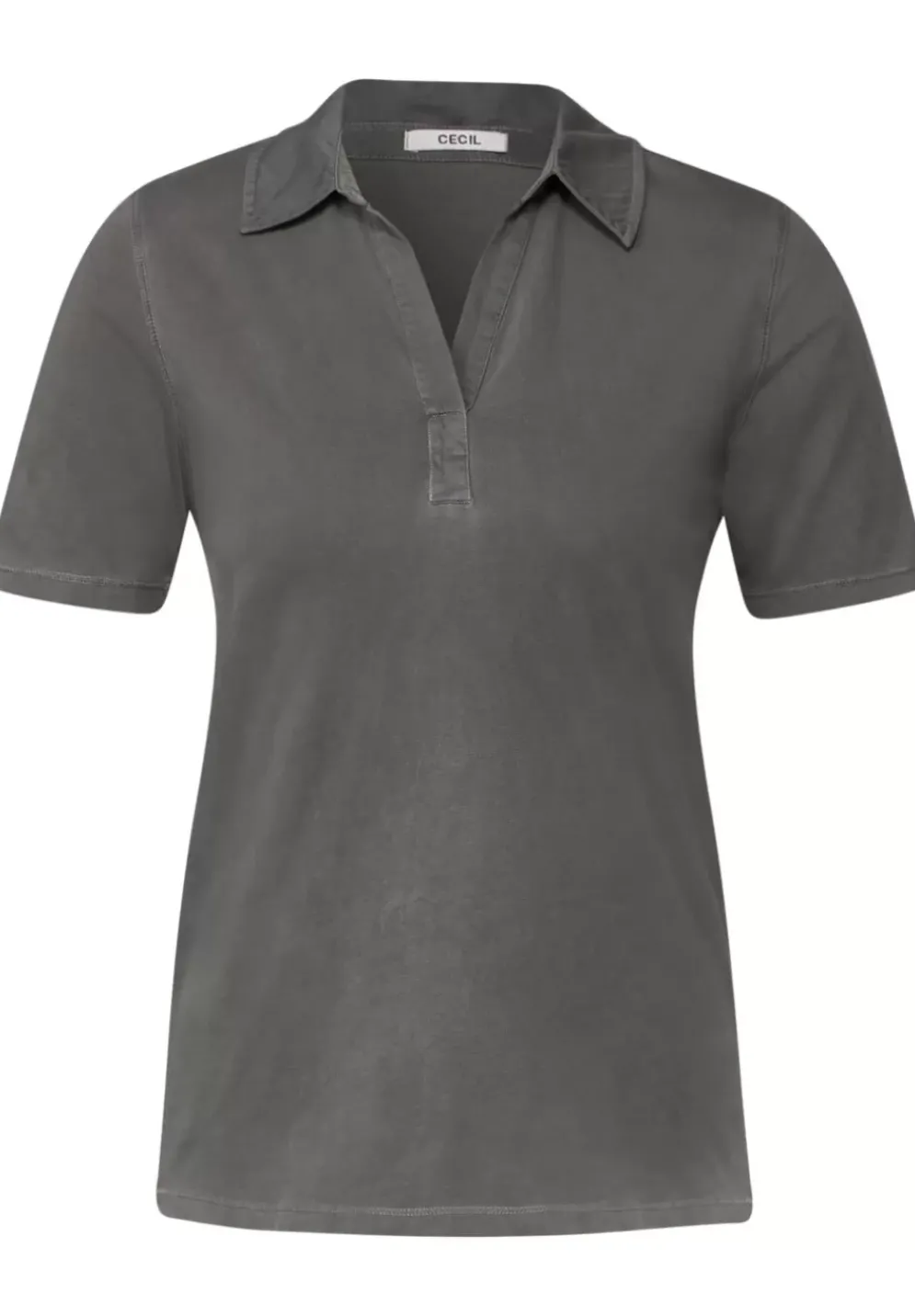 Poloshirt In Unifarbe
