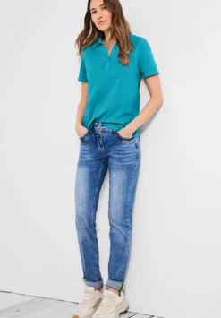 Poloshirt In Unifarbe