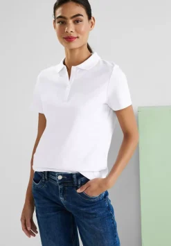 Poloshirt In Unifarbe