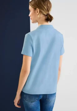 Poloshirt In Unifarbe