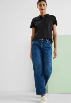 Poloshirt In Unifarbe