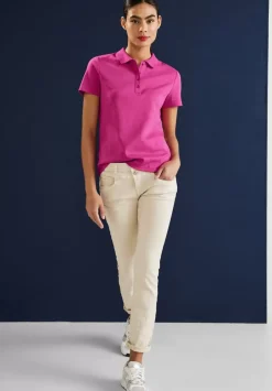 Poloshirt In Unifarbe