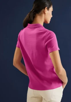 Poloshirt In Unifarbe