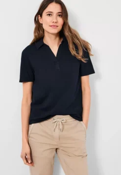 Poloshirt In Unifarbe