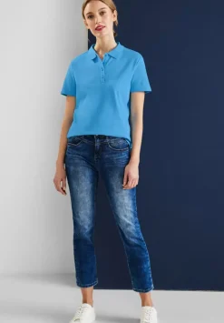 Poloshirt In Unifarbe