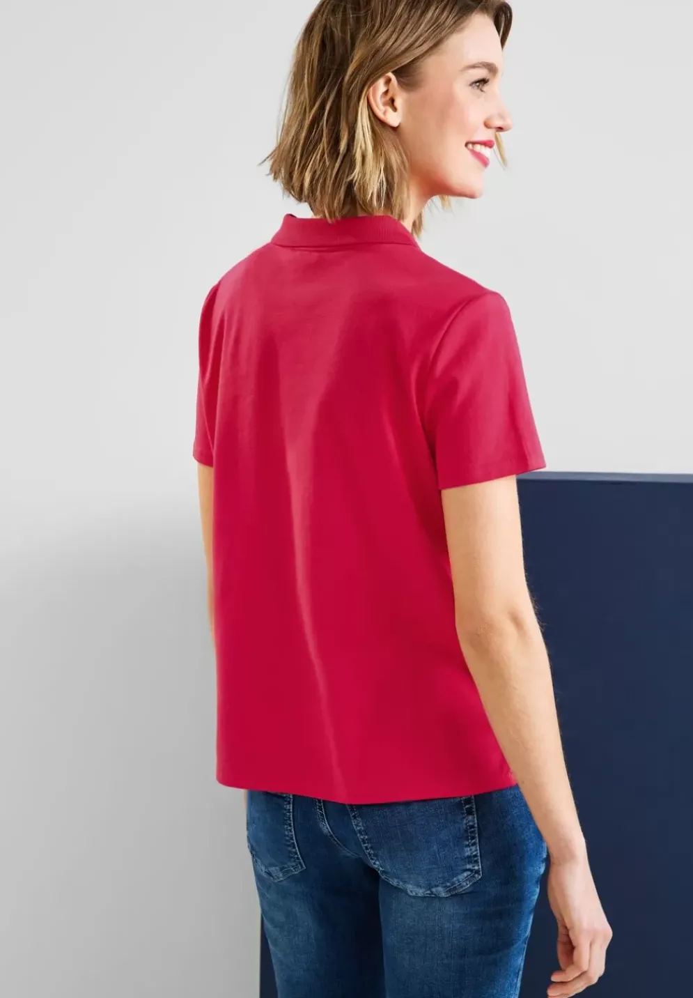 Poloshirt In Unifarbe