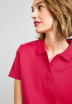 Poloshirt In Unifarbe