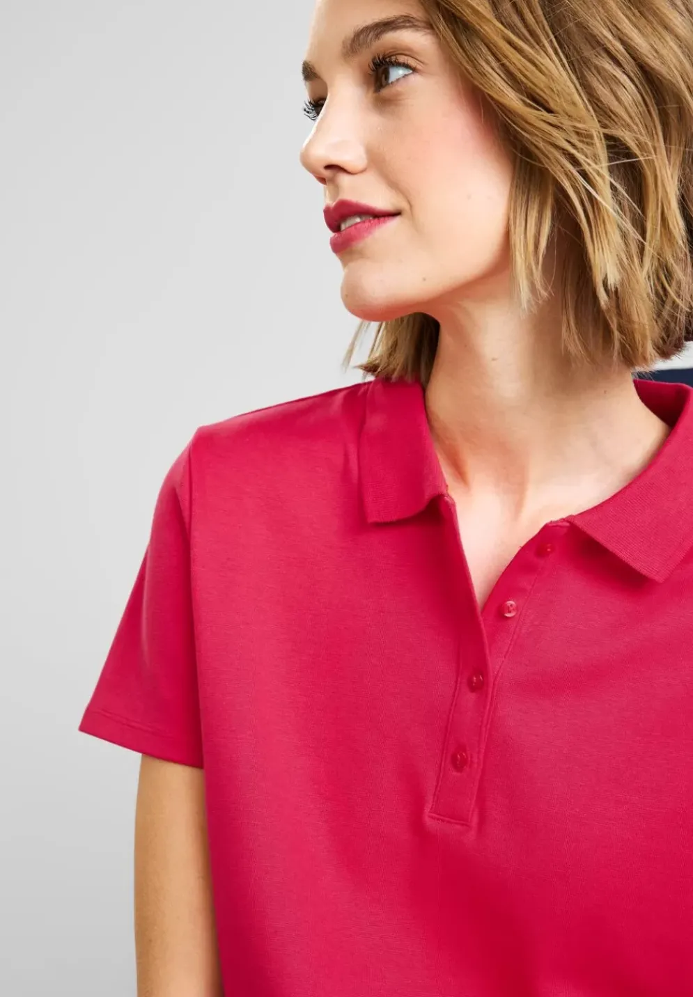 Poloshirt In Unifarbe