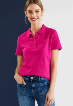 Poloshirt In Unifarbe
