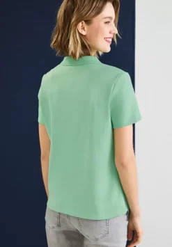 Poloshirt In Unifarbe