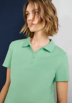 Poloshirt In Unifarbe