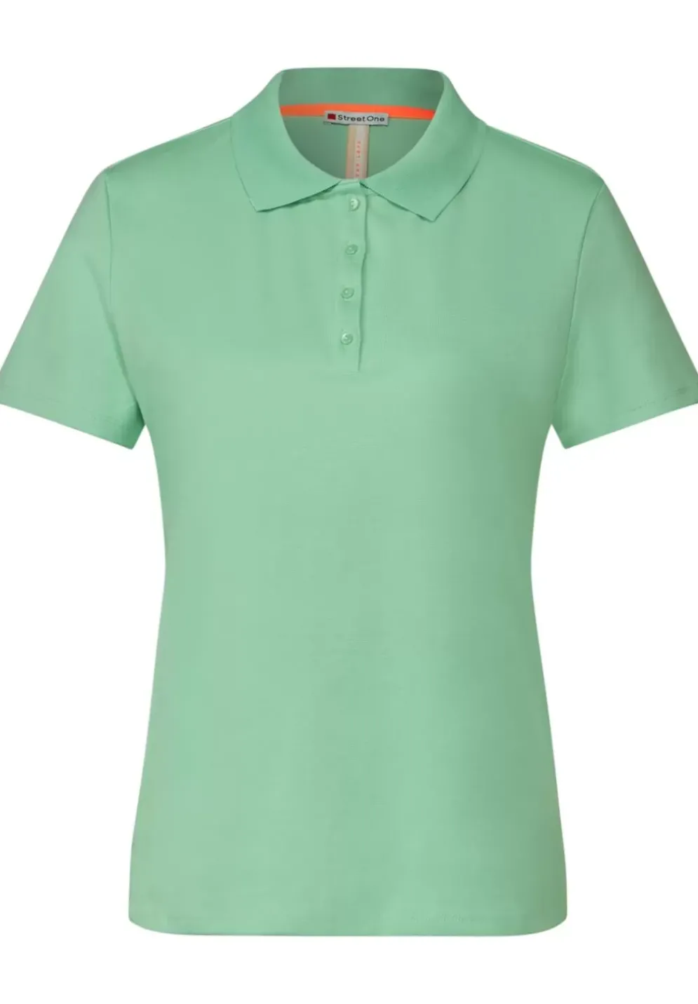 Poloshirt In Unifarbe
