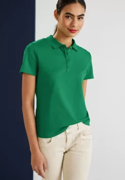 Poloshirt In Unifarbe