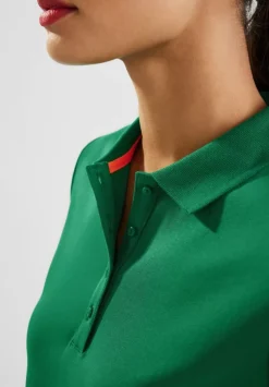 Poloshirt In Unifarbe
