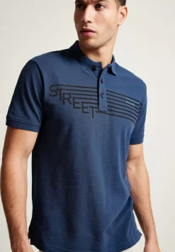 Poloshirt Mit Labelprint