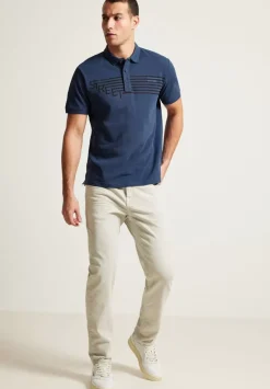 Poloshirt Mit Labelprint