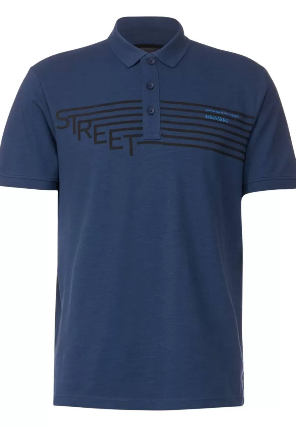 Poloshirt Mit Labelprint