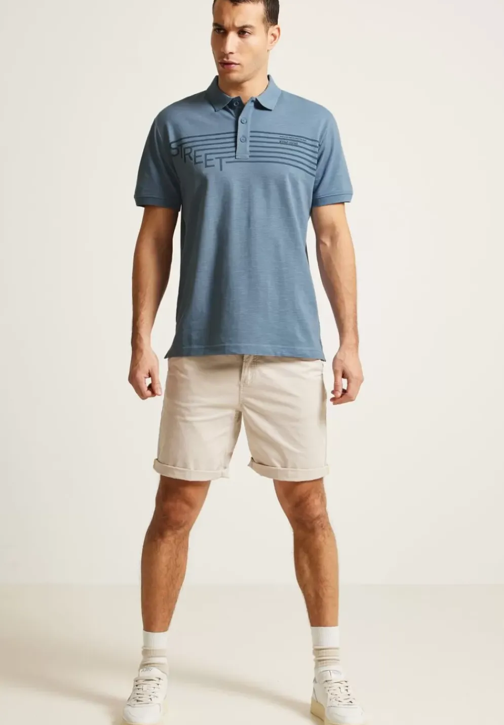 Poloshirt Mit Labelprint