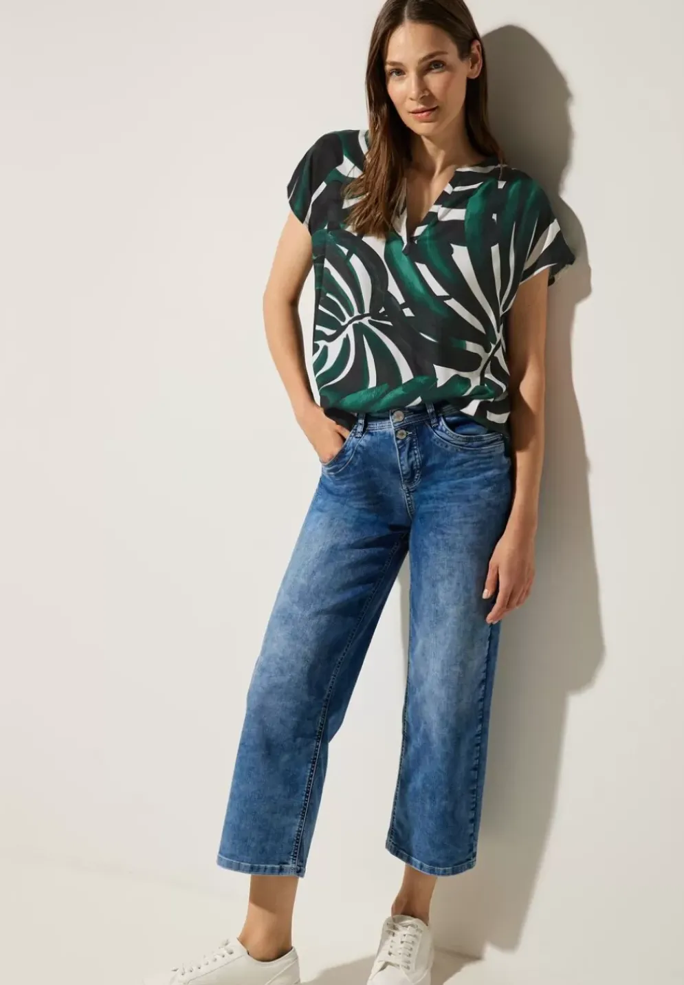 Print Blusenshirt