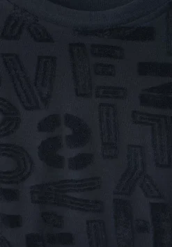 Print Frottee T-Shirt