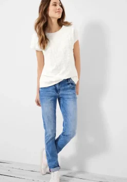 Print Frottee T-Shirt