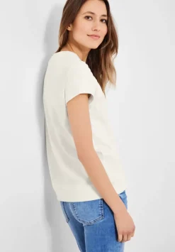 Print Frottee T-Shirt