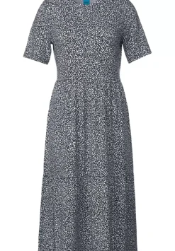 Print Jerseykleid Mit Volant