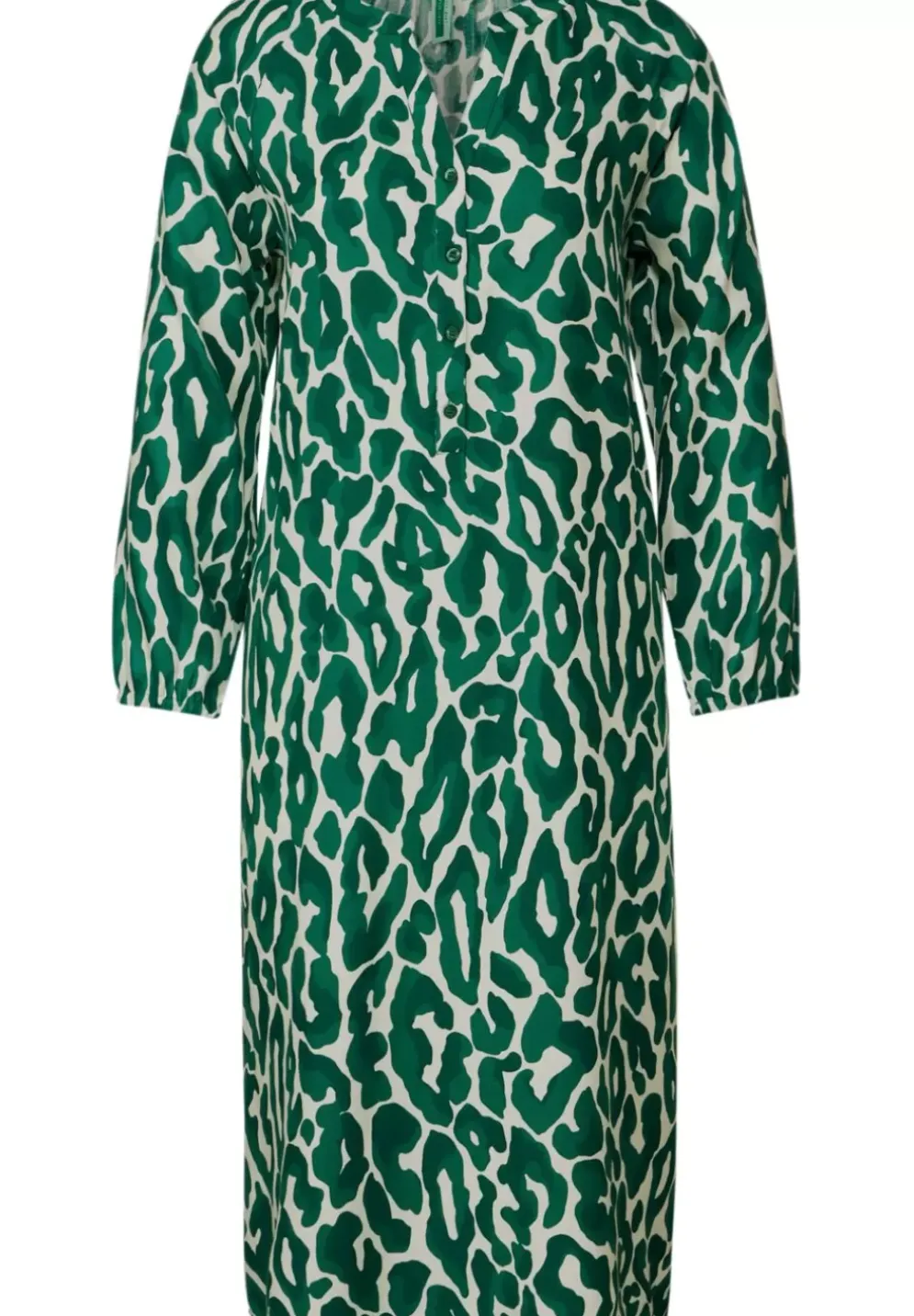 Print Kleid Mit Raglanarmel