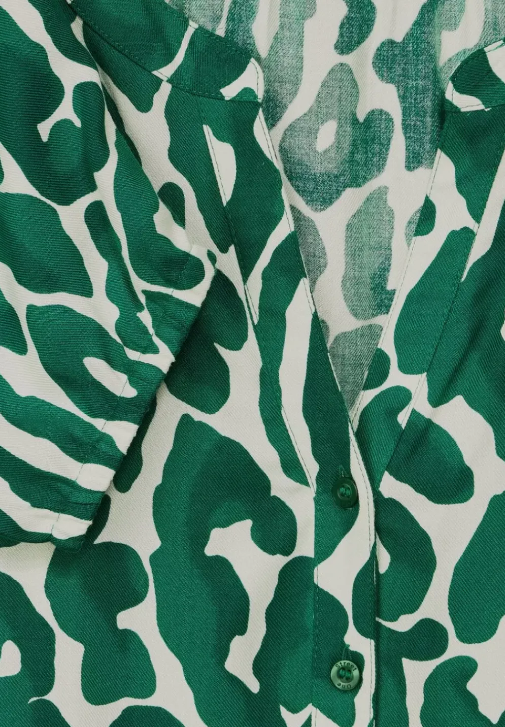 Print Kleid Mit Raglanarmel
