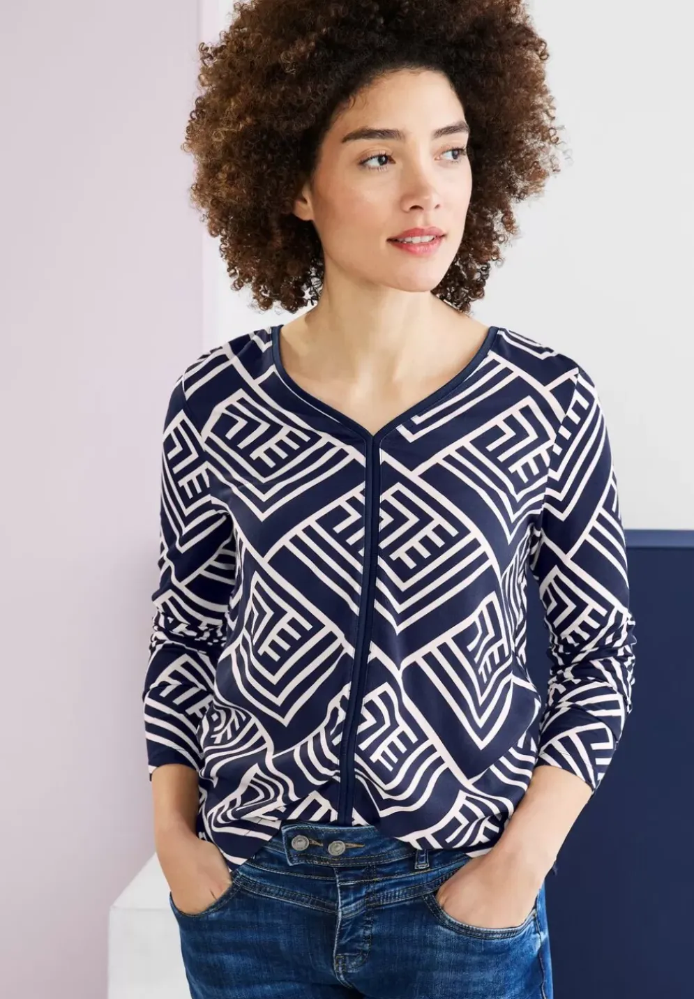 Print Langarmshirt